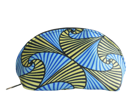 Kulturtasche blau + gelb