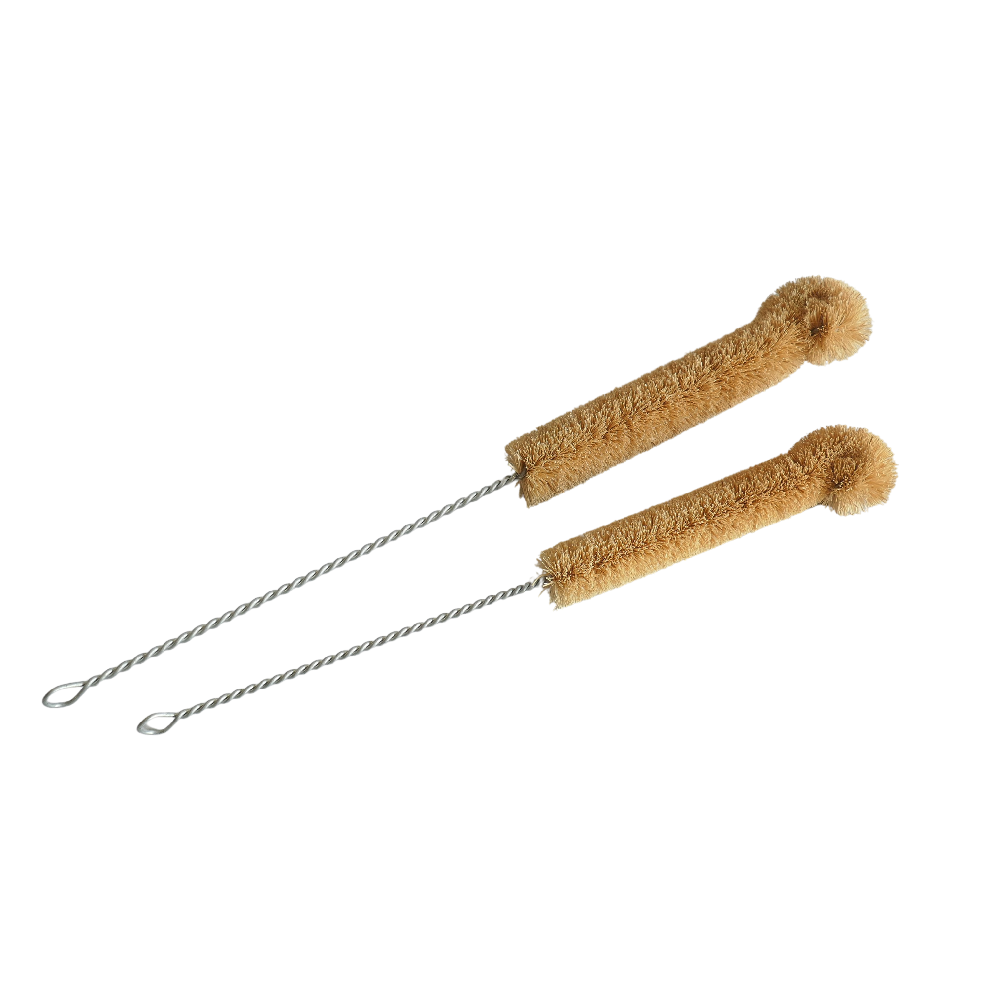 Flaschenbürste aus gebleichter Kokkosfaser