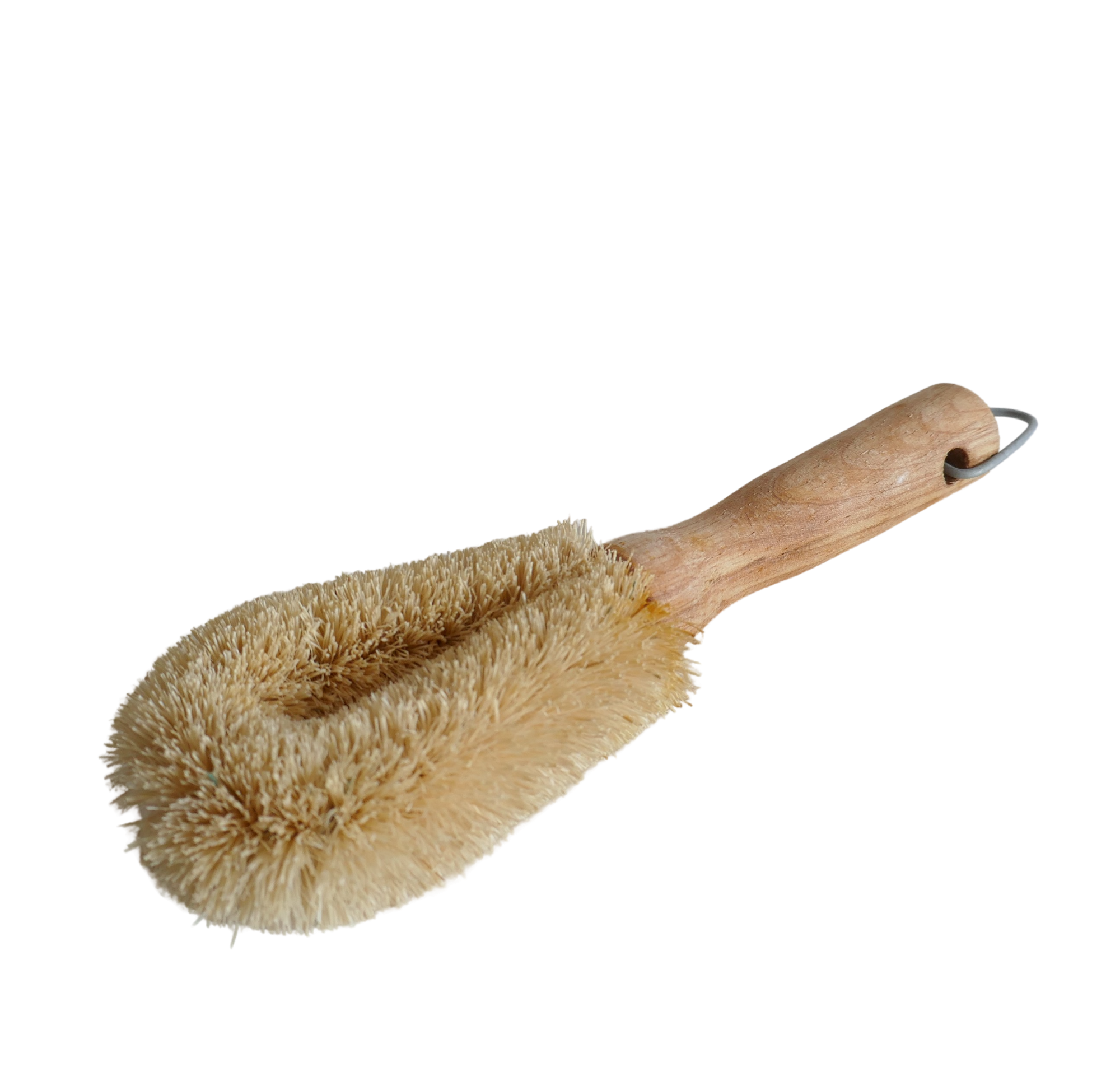 Gemüsebürste aus gebleichter Kokosfaser